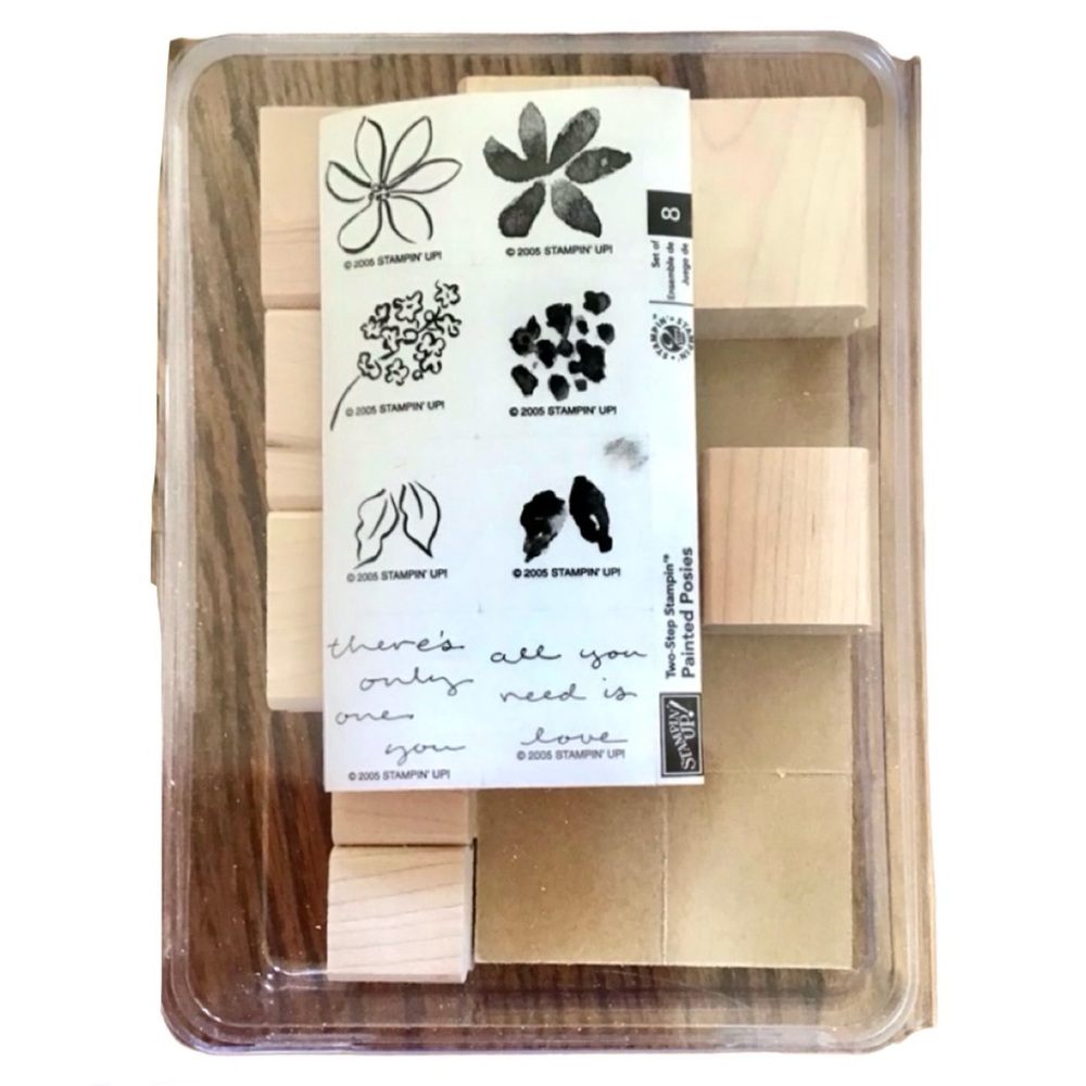 Stampin’ Up! 2005 “Painted Posies” Rubber Stamp Set